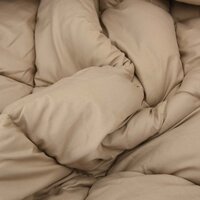 Vol jaar dekbed Taupe 220 x 135 cm Microfiber 6