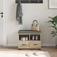 Halbank met kussen met lade Sonoma Eiken 60 x 38 x 46 cm 4