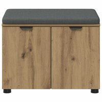 Halbank met kussen met opslag Artisan Eiken 60 x 38 x 46 cm 6