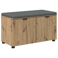Halbank met kussen met opslag Artisan Eiken 80 x 38 x 46 cm 2