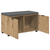 Halbank met kussen met opslag Artisan Eiken 80 x 38 x 46 cm 5