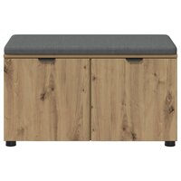 Halbank met kussen met opslag Artisan Eiken 80 x 38 x 46 cm 6