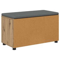 Halbank met kussen met opslag Artisan Eiken 80 x 38 x 46 cm 8