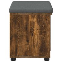 Halbank met kussen Effen Gerookt eiken 60 x 38 x 46 cm 7