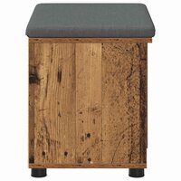 Halbank met kussen Effen Oudhout 60 x 38 x 46 cm 7