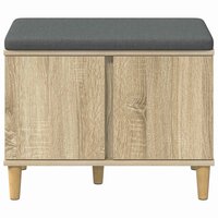 Halbank met kussen met opslag Sonoma Eiken 60 x 38 x 46 cm 6
