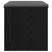 Halbank met kussen Zwart Eiken 60 x 38 x 46 cm 6