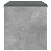 Halbank met kussen Beton Grijs 60 x 38 x 46 cm 6