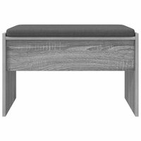 Halbank met kussen Grijs Sonoma 60 x 38 x 46 cm 5