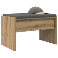 Halbank met kussen Artisan Eiken 60 x 38 x 46 cm 3