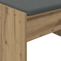 Halbank met kussen Artisan Eiken 60 x 38 x 46 cm 8