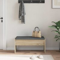 Halbank met kussen Sonoma Eiken 80 x 38 x 46 cm 4