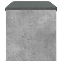 Halbank met kussen Beton Grijs 80 x 38 x 46 cm 6