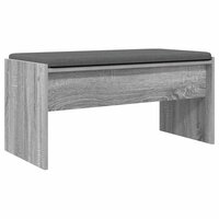 Halbank met kussen Grijs Sonoma 80 x 38 x 46 cm 7