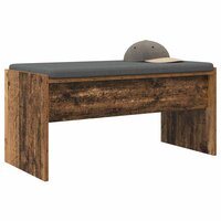Halbank met kussen Oudhout 80 x 38 x 46 cm 3