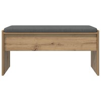 Halbank met kussen Artisan Eiken 80 x 38 x 46 cm 5