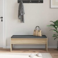 Halbank met kussen Sonoma Eiken 100 x 38 x 46 cm 4