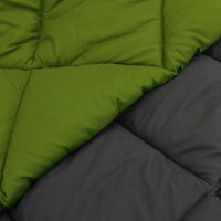 Zomerdekbed Groen en Antraciet 200 x 140 cm Microvezel 9