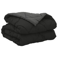 Zomerdekbed Zwart en Anthraciet 220 x 135 cm Microvezel 5