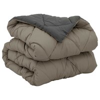 Vol jaar dekbed Lichtgrijs en Antraciet 200 x 135 cm Microfiber 5