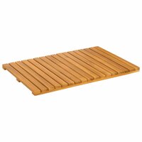 Badmat Effen Bruin 60 x 40 cm Hout 4