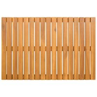 Badmat Effen Bruin 60 x 40 cm Hout 5