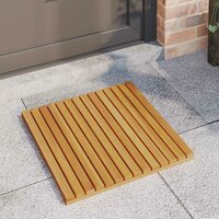 Badmat Effen Bruin 50 x 50 cm Hout 3