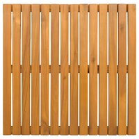 Badmat Effen Bruin 50 x 50 cm Hout 5