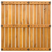 Badmat Effen Bruin 50 x 50 cm Hout 7