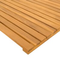 Badmat Effen Bruin 50 x 50 cm Hout 8