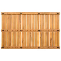 Badmat Effen Bruin 80 x 50 cm Hout 6