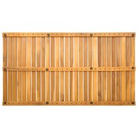 Badmat Effen Bruin 100 x 55 cm Hout 6