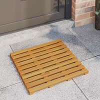 Badmat Effen Bruin 100 x 53 cm Hout 3