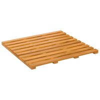 Badmat Effen Bruin 100 x 53 cm Hout 4