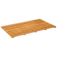 Badmat Effen Bruin 100 x 53 cm Hout 2