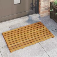 Badmat Effen Bruin 100 x 53 cm Hout 3