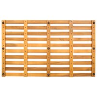 Badmat Effen Bruin 100 x 53 cm Hout 6