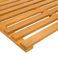 Badmat Effen Bruin 100 x 53 cm Hout 7