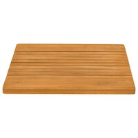 Badmat Effen Bruin 59 x 40 cm Hout 5