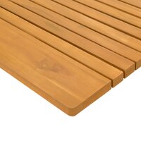 Badmat Effen Bruin 59 x 40 cm Hout 7
