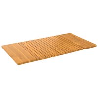 Badmat Effen Bruin 100 x 55 cm Hout 2