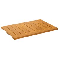 Badmat Effen Bruin 60 x 40 cm Hout 4