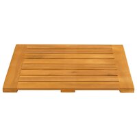 Badmat Effen Bruin 50 x 50 cm Hout 6