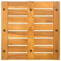 Badmat Effen Bruin 50 x 50 cm Hout 7