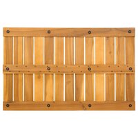 Badmat Effen Bruin 80 x 50 cm Hout 6