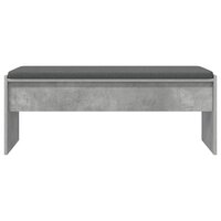 Halbank met kussen Beton Grijs 100 x 38 x 46 cm 5