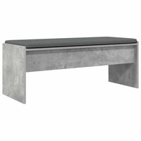 Halbank met kussen Beton Grijs 100 x 38 x 46 cm 7