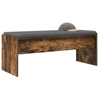 Halbank met kussen Gerookt eiken 100 x 38 x 46 cm 3