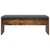 Halbank met kussen Gerookt eiken 100 x 38 x 46 cm 5