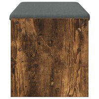 Halbank met kussen Gerookt eiken 100 x 38 x 46 cm 6